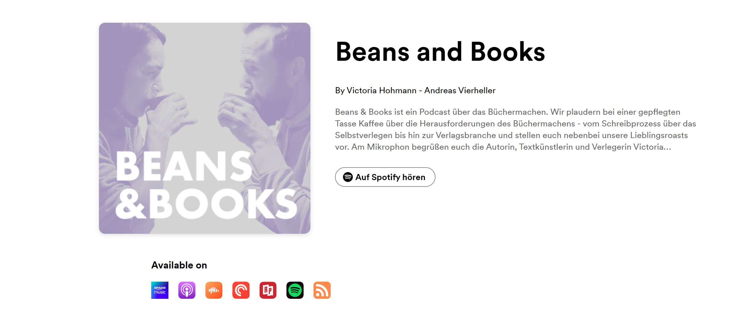 Podcast: beans & books