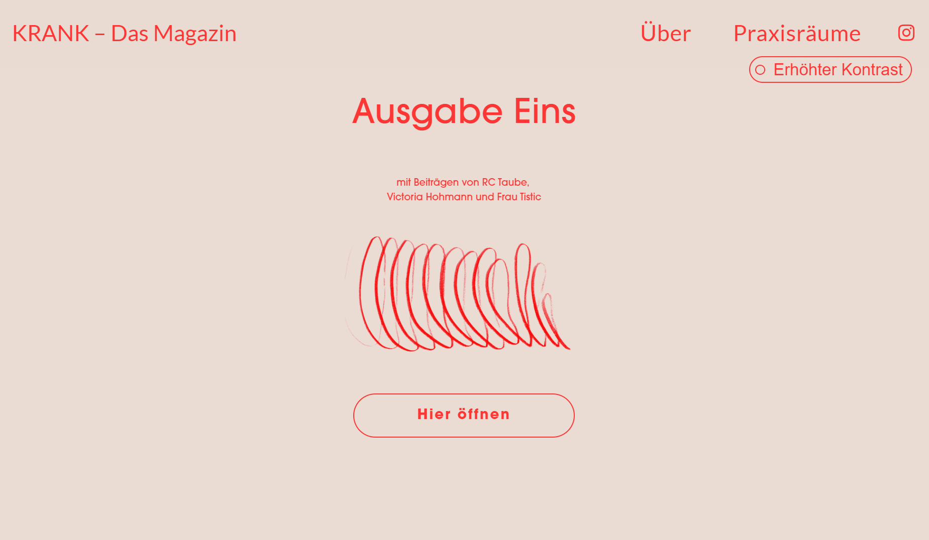 Beitrag für KRANK – das Magazin