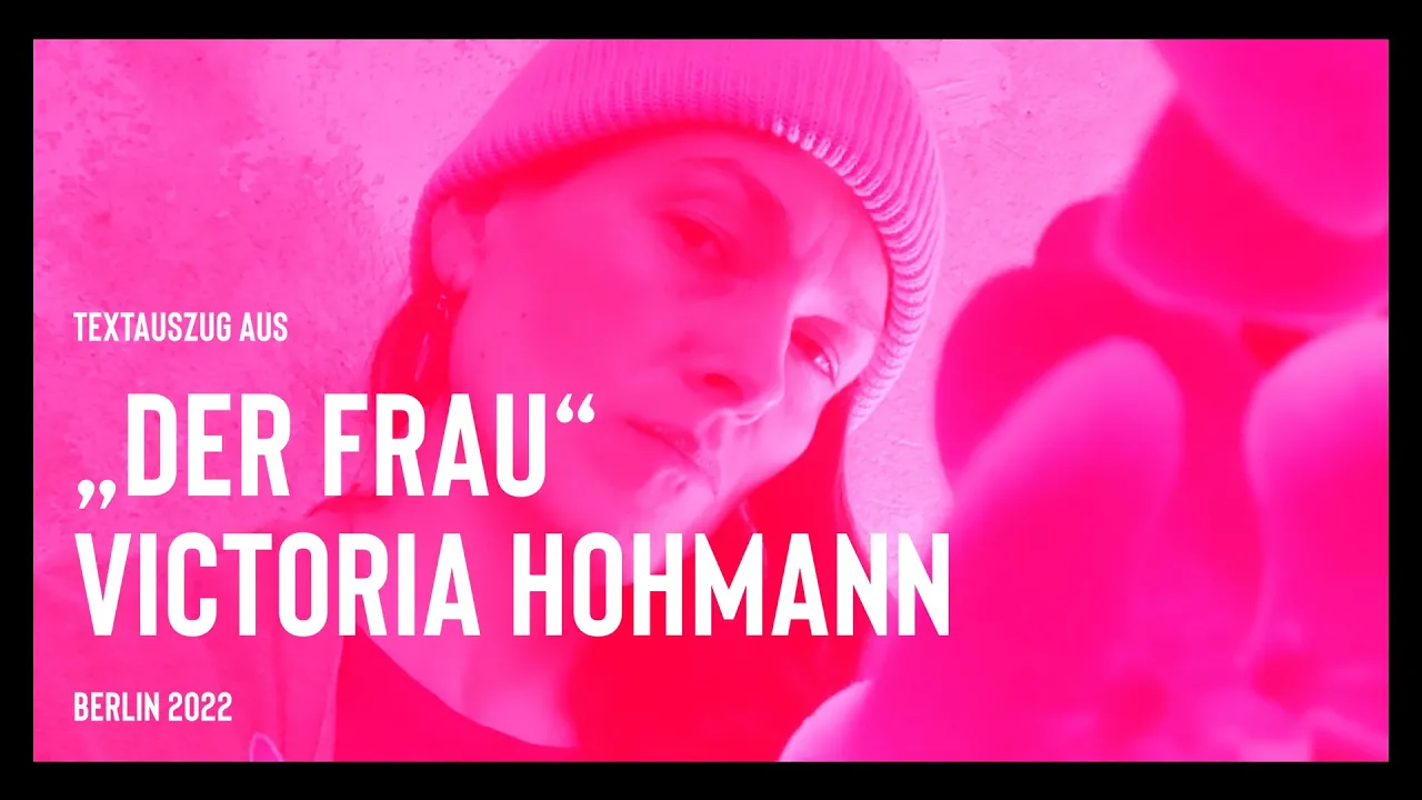 Kurzlesung aus: Der Frau, 2022, Thema: Abtreibung